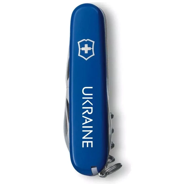 Складной нож Victorinox Spartan многофункциональный для туристов и активного отдыха 12 функций синий - изображение 2