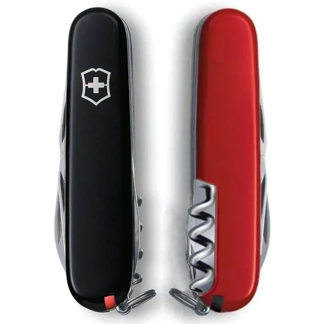 Складной нож Victorinox Spartan многофункциональный для туристов и домашних мастеров черно-красный - Фото 2 Складной нож Victorinox Spartan многофункциональный для туристов и домашних мастеров черно-красный - изображение 2