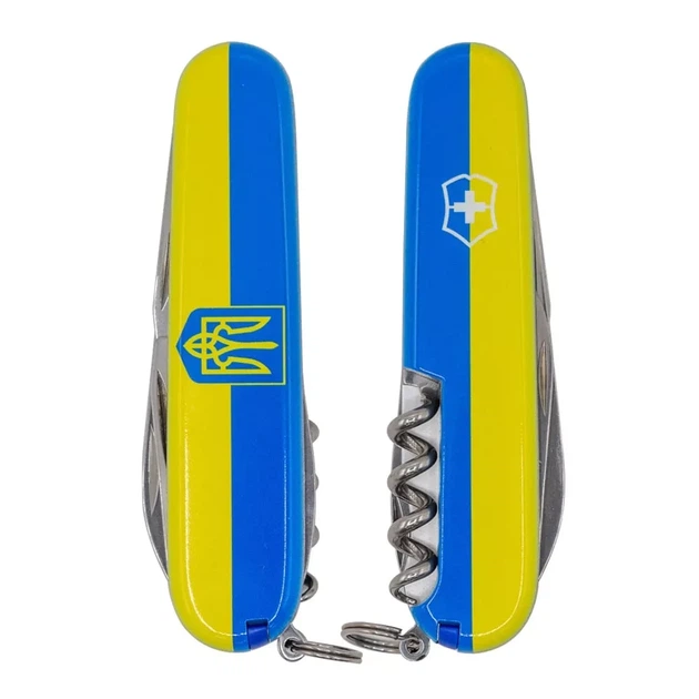 Складной нож Victorinox Climber мультитул для активного отдыха с гербом Украины и 14 функциями - Фото 3 Складной нож Victorinox Climber мультитул для активного отдыха с гербом Украины и 14 функциями - изображение 3
