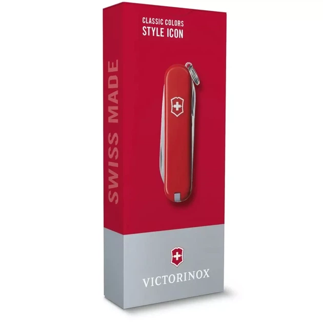 Складной нож Victorinox Classic SD красный многофункциональный аксессуар для повседневного использования - изображение 2