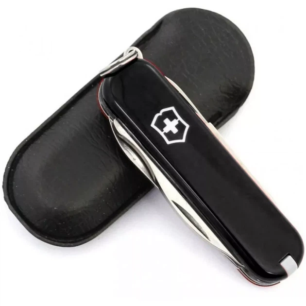 Складаний ніж Victorinox Rambler чорний для повсякденного використання 10 функцій компактний і - зображення 5