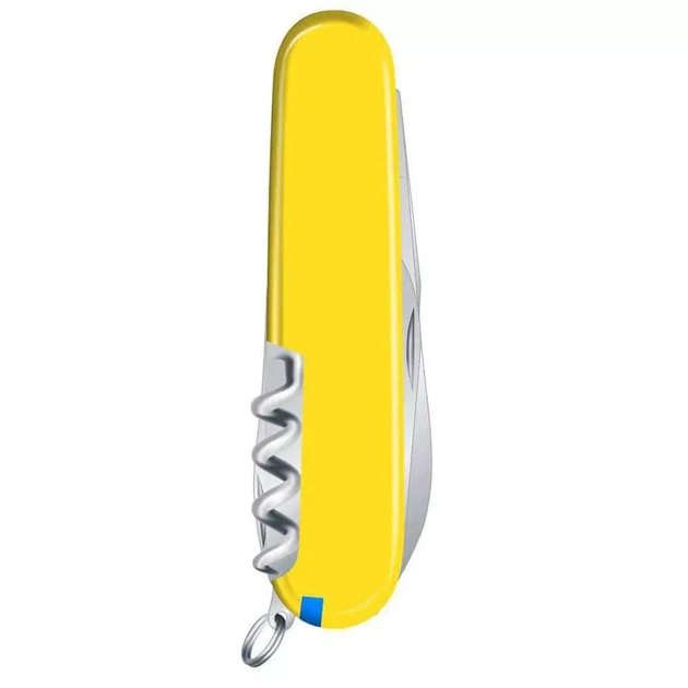 Складаний ніж Victorinox Camper синьо-жовтий для активного відпочинку та подорожей багатофункціональний компактний - Фото 4 Складаний ніж Victorinox Camper синьо-жовтий для активного відпочинку та подорожей багатофункціональний компактний - зображення 4