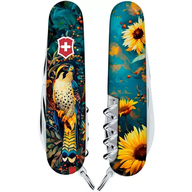 Складной нож Victorinox Camper 14 функций для туристов и активного отдыха стильный и функциональный инструмент - зображення 4