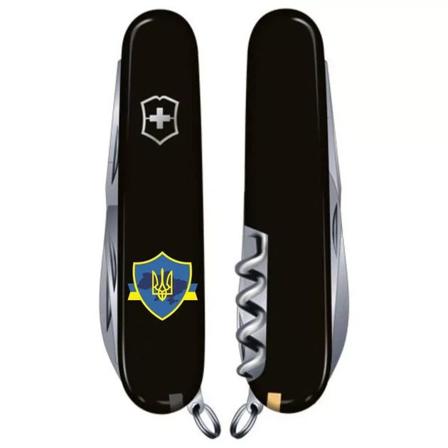 Складаний ніж Victorinox Climber багатофункціональний для активного відпочинку з тризубцем на щиті - зображення 4