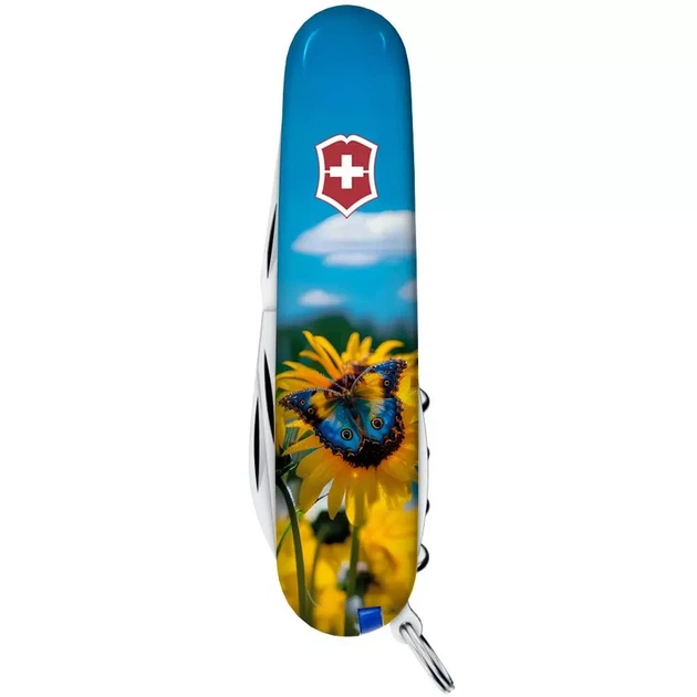 Складной нож Victorinox Camper для туристов и любителей активного отдыха с 14 функциями и дизайном - зображення 2