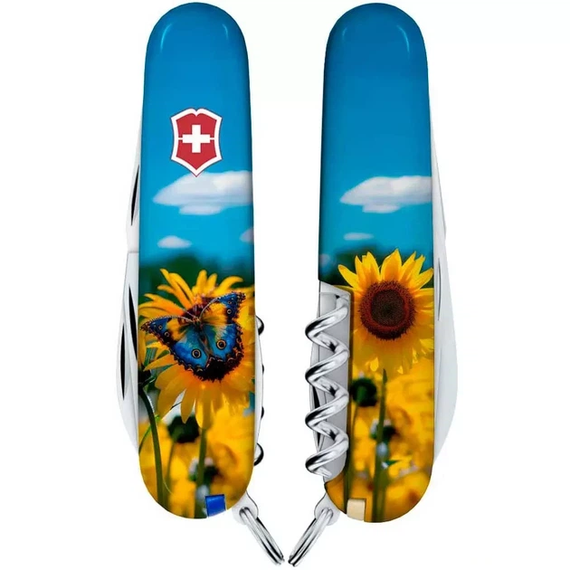 Складной нож Victorinox Camper для туристов и любителей активного отдыха с 14 функциями и дизайном - зображення 4