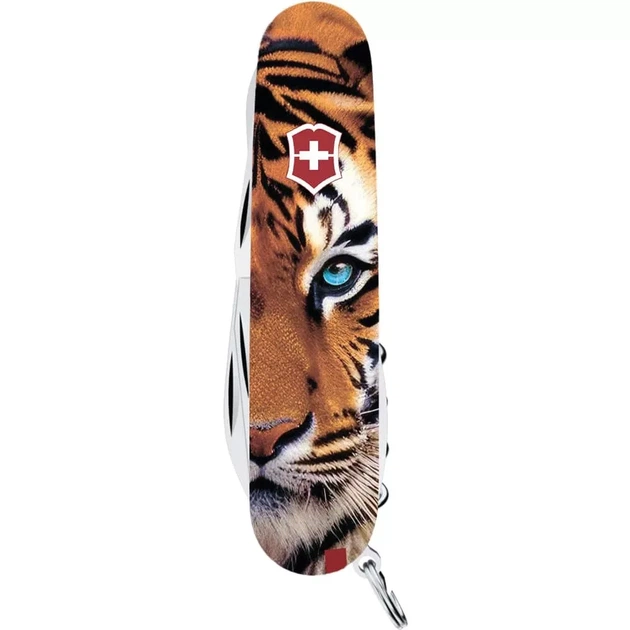 Складаний ніж Victorinox Climber Animal 15 функцій для активного відпочинку із зображенням тигра - зображення 2