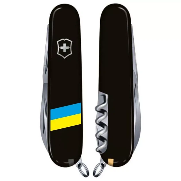 Складаний ніж Victorinox Climber з прапором України багатофункціональний для активного відпочинку та повсякденного - зображення 3