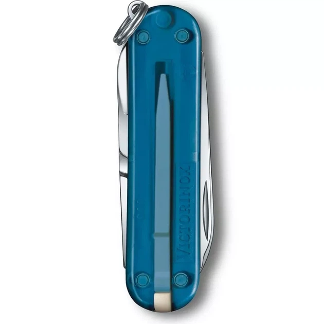 Складной нож Victorinox Classic 58 мм синий для активного отдыха и повседневного использования 7 функций - изображение 3