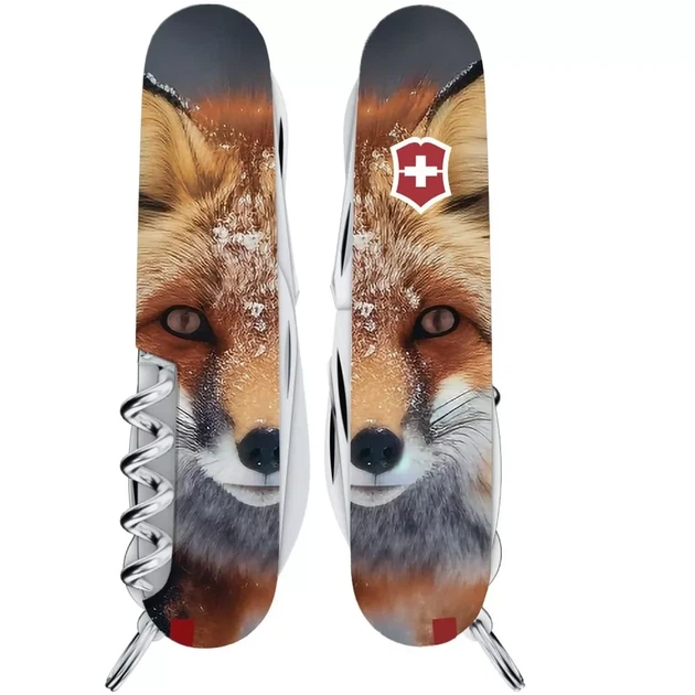Складаний ніж Victorinox Explorer Animal Лисиця багатофункціональний для туризму активного відпочинку - зображення 5