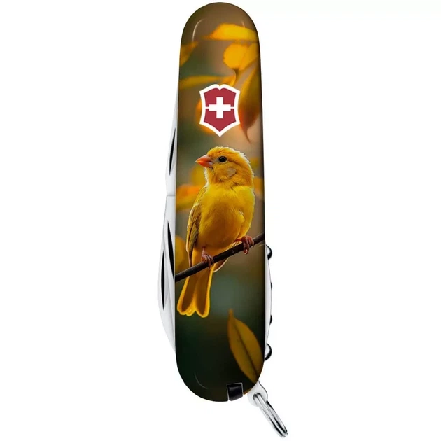 Складаний ніж Victorinox Spartan багатофункціональний для активного відпочинку та колекції 13 функцій Золота пташка - зображення 2