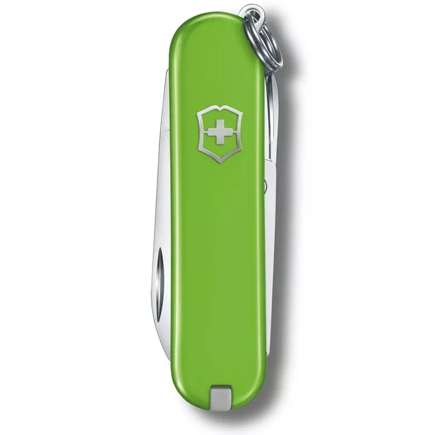 Складаний ніж Victorinox Classic SD для повсякденного використання зелений із 7 функціями Smashed Avocado - зображення 2