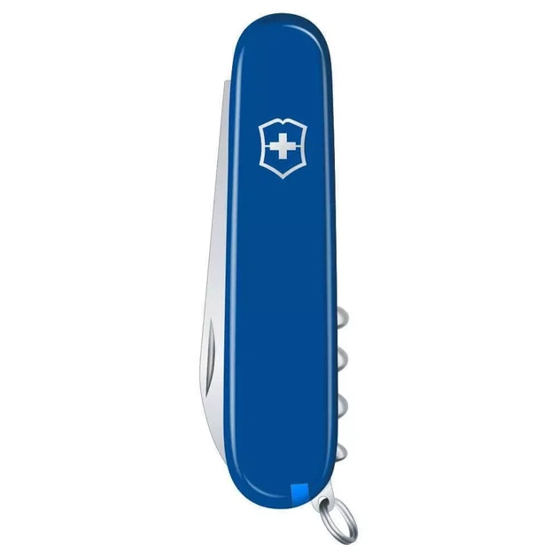 Складной нож Victorinox Waiter сине-желтый для активного отдыха и туризма 9 функций компактный и надежный - изображение 3