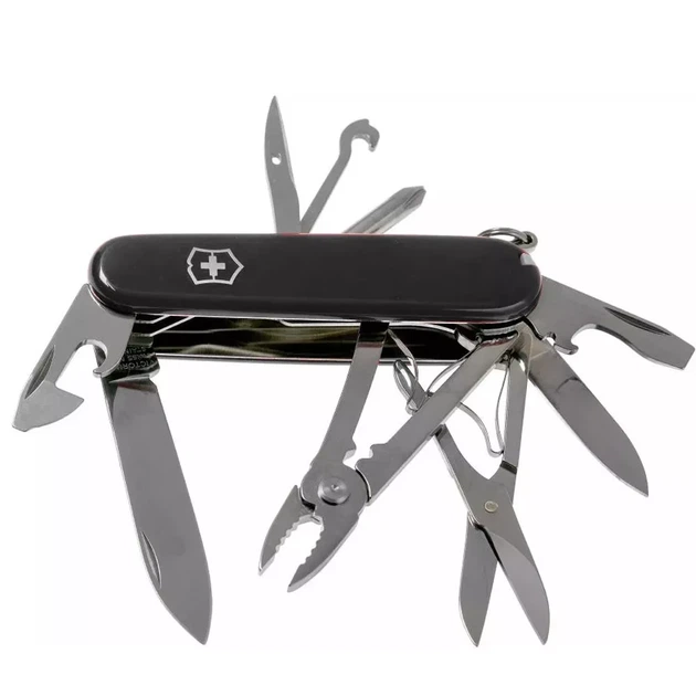 Складаний ніж Victorinox Deluxe Tinker 17 функцій для активного відпочинку та ремонту чорний 91 мм - зображення 2