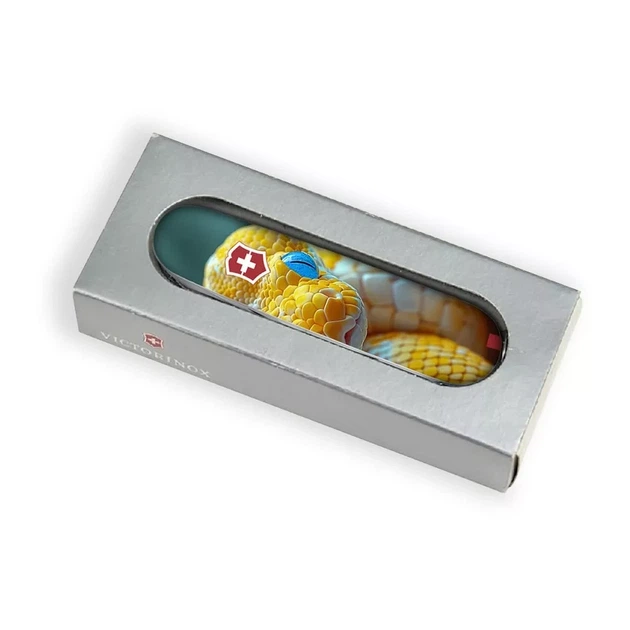 Складаний ніж Victorinox Mountaineer Animal 19 функцій для активного відпочинку та пригод із зображенням змії - зображення 5