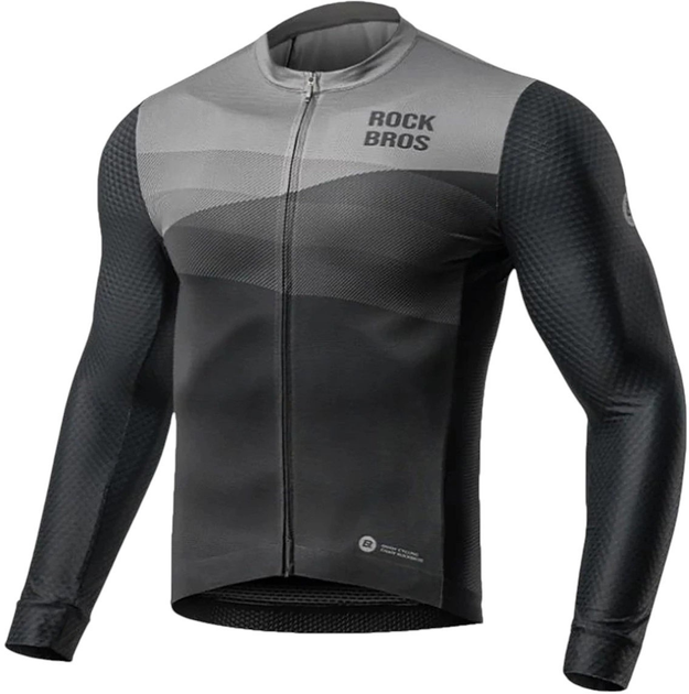 Велофутболка Rockbros 15120009004 XL Black (5907769360299) - зображення 1