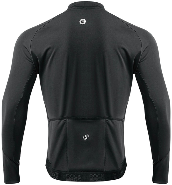Koszulka kolarska Rockbros 15400002004 XL Black (5907769360404) - obraz 3