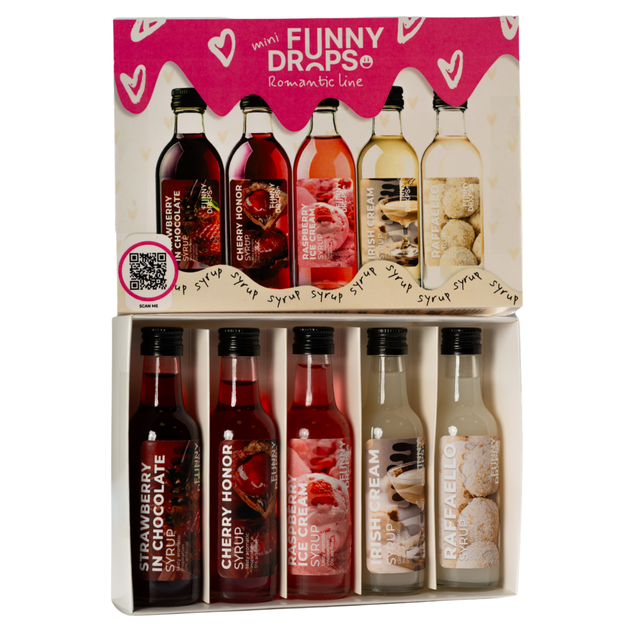 Набор сиропов Funny Drops Romantic line 5 шт по 50 мл - изображение 2