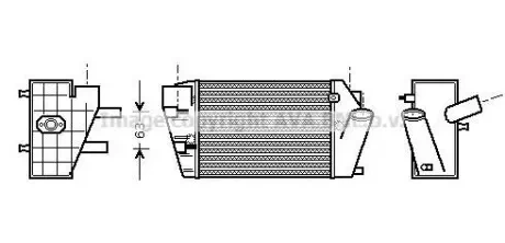 AVA AUDI Інтеркулер A4 II 2,5 TDI LEFT 01- Ava (AIA4187) - Фото 1 AVA AUDI Інтеркулер A4 II 2,5 TDI LEFT 01- Ava (AIA4187) - изображение 1