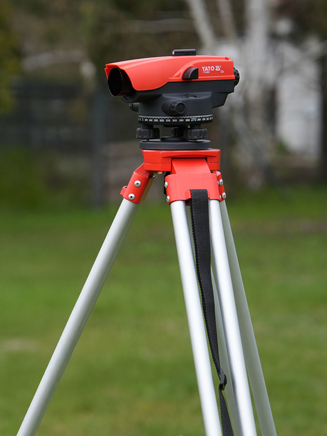 Niwelator optyczny samopoziomujący YATO 32X IP66 z statywem i łatą (YT-30551) - obraz 5