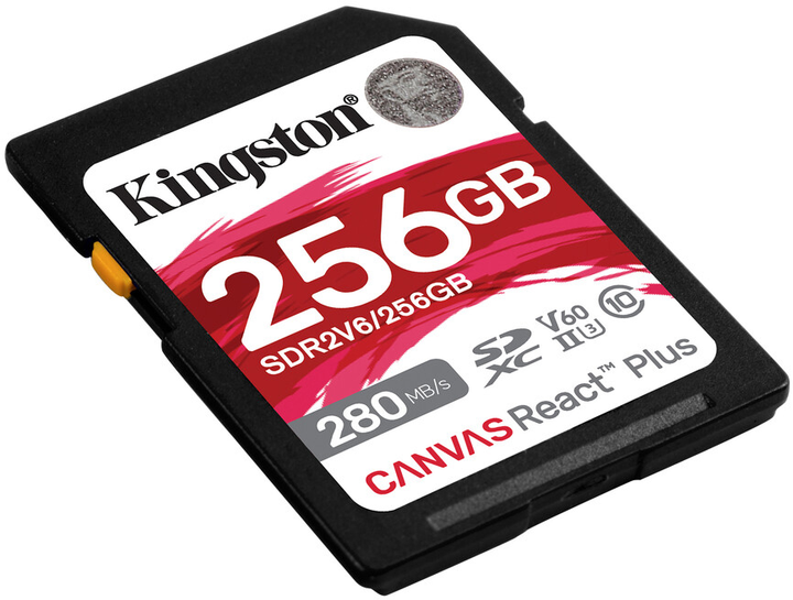 Карта пам'яті Kingston SDXC 256GB Canvas React Plus Class 10 UHS-II U3 V60 (SDR2V6/256GB) (955555912088497) - Уцінка - зображення 2