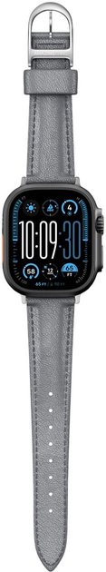 Ремінець AMAZINGTHING Class Band для Apple Watch 45 / 46 / 49 мм Grey (4896238001263) - зображення 2
