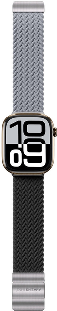 Ремінець AMAZINGTHING Blend Band для Apple Watch 45 / 46/ 49 мм 2 шт. Black-Gray (4896238001287) - зображення 2