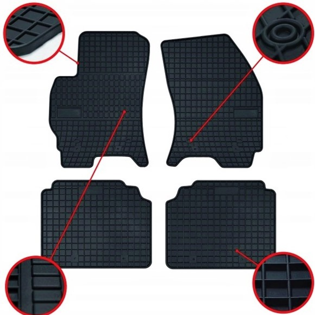 Dywaniki samochodowe Frogum ElToro do Ford Transit / Tourneo Castom od 2012 4 szt (5902643402201) - obraz 3