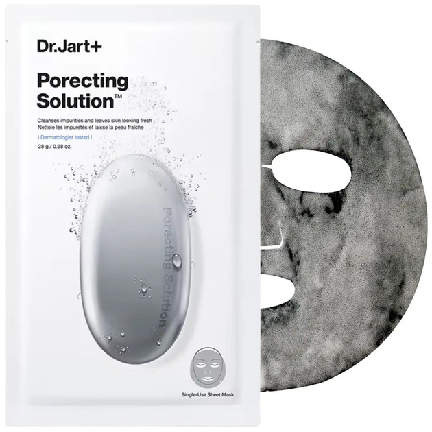 Пузырьковая тканевая маска Dr. Jart + Dermask™ Porecting Solution Face Mask 28 г - изображение 8