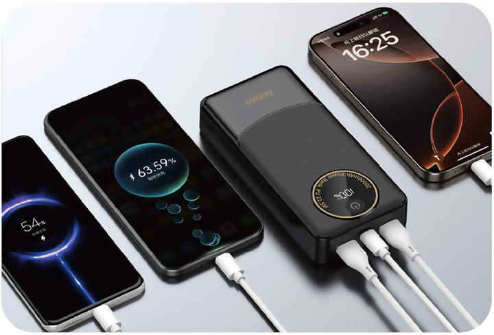 Powerbank Dudao K12Pro 20000 mAh 22.5W Black (6976625333899) - obraz 4