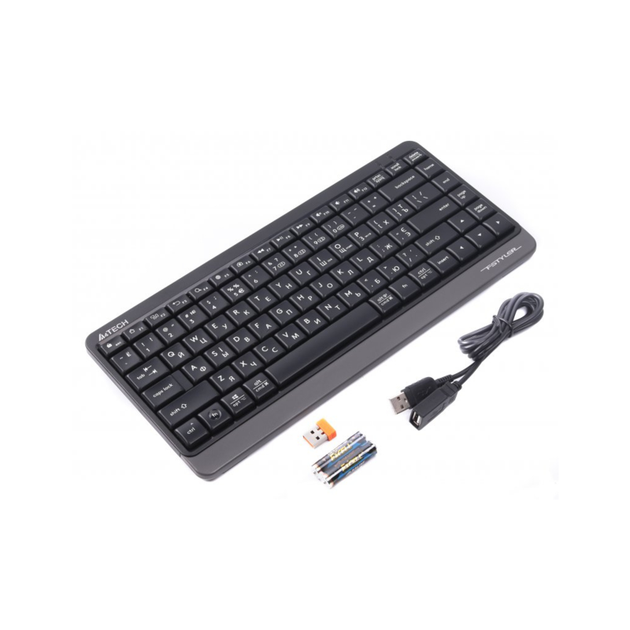 Клавіатура A4Tech Fstyler FBK11 Grey - изображение 4