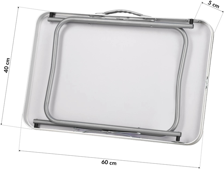 Stół kempingowy Nils Camp NC3401 składany 60 x 40 x 50 cm Ciemnoszary (5908261681653) - obraz 7