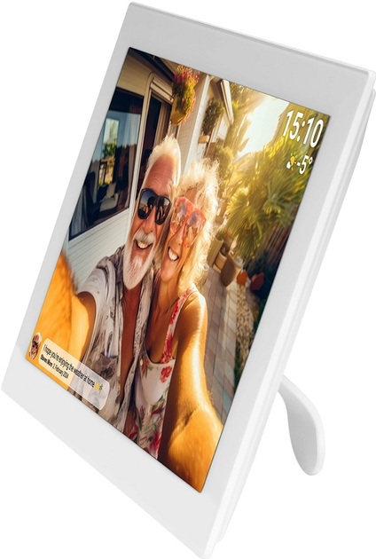 Цифрова фоторамка Denver Frameo PFF-1037W White - зображення 4