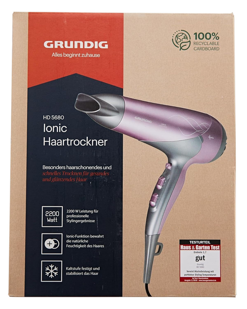Suszarka do włosów Grundig HD 5680 - obraz 4
