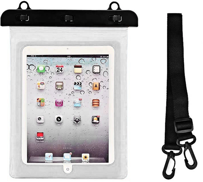 Водонепроникний чохол Hurtel Waterproof PVC tablet case White (9145576276693) - зображення 1