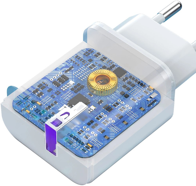 Ładowarka sieciowa Dudao A20EU USB-A 18W + kabel USB-A - Lightning White (6976625331994) - obraz 5