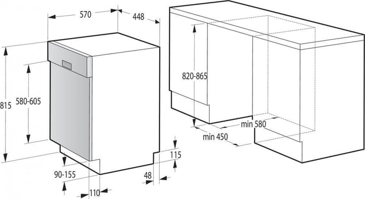 Посудомийна машина Gorenje GI520E15X - зображення 5