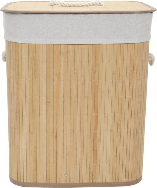 Кошик для білизни з бамбука Nuxio Sana 60L (5902973462128) - зображення 1