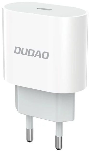 Ładowarka sieciowa Dudao A14EUC USB-C PD 20W + kabel USB-C - USB-C White (6976625332984) - obraz 2