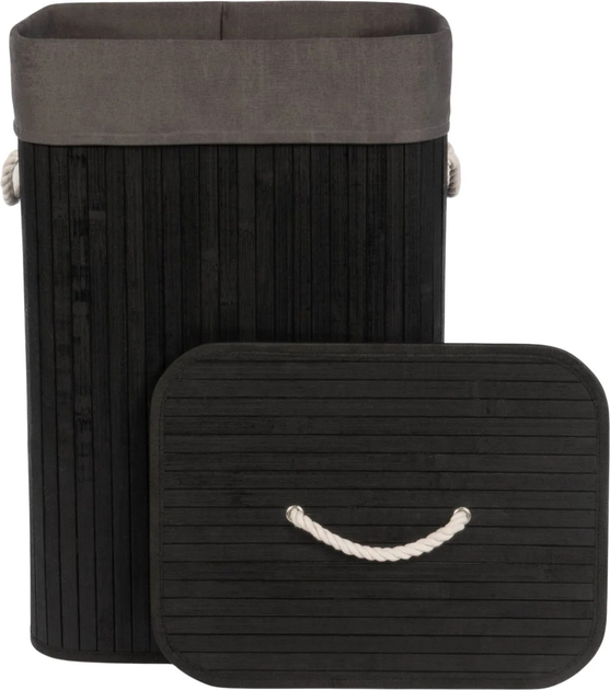 Кошик для білизни з бамбука Nuxio Sade 80L (5902973462166) - зображення 2