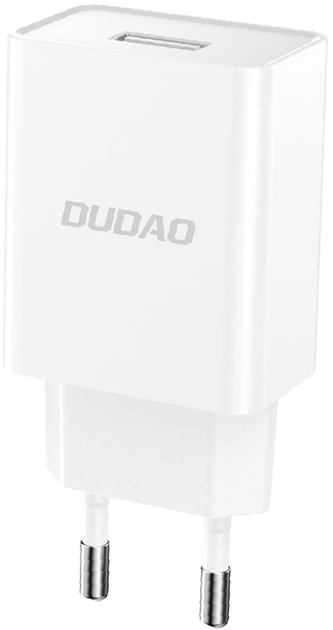 Ładowarka sieciowa Dudao A4EU USB-A 2.1A + kabel USB-A - micro USB White (6976625331963) - obraz 2