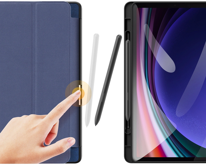 Обкладинка Dux Ducis Domo для Samsung Galaxy Tab S9 FE Blue (6934913024553) - зображення 3