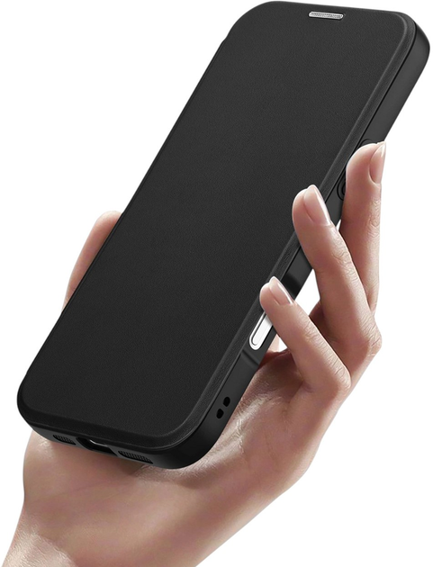 Etui z klapką Dux Ducis Skin X Pro MagSafe do Apple iPhone 16 Pro Max Black (6934913004517) - obraz 4