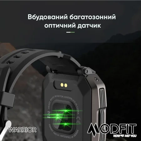 Наручний годинник Modfit Warrior All Black - изображение 12
