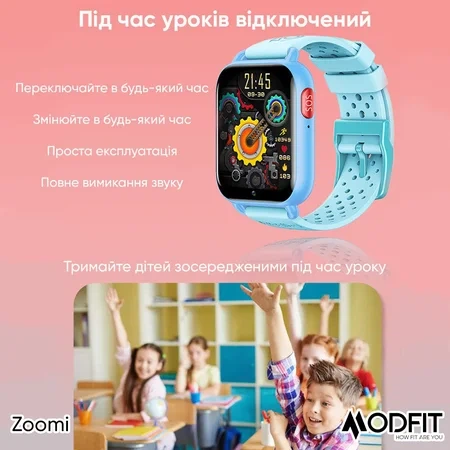 Наручний годинник Modfit Zoomi All Black - изображение 10