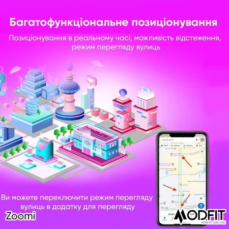 Наручний годинник Modfit Zoomi All Black - изображение 13