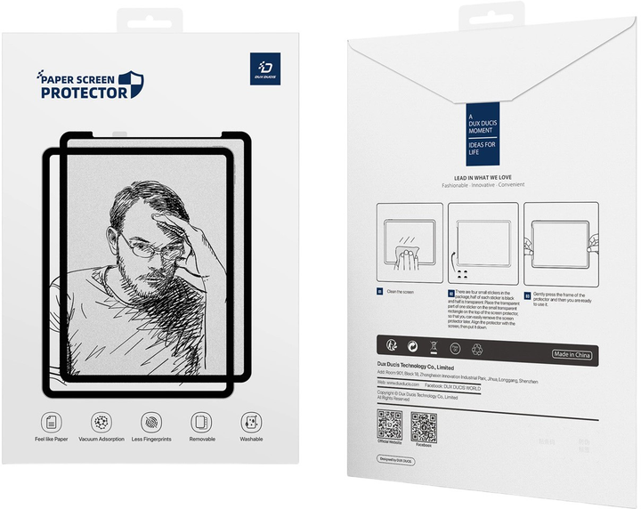 Захисна плівка Dux Ducis Naad Paperlike для Samsung Galaxy Tab S10 FE Plus (6971824155570) - зображення 10