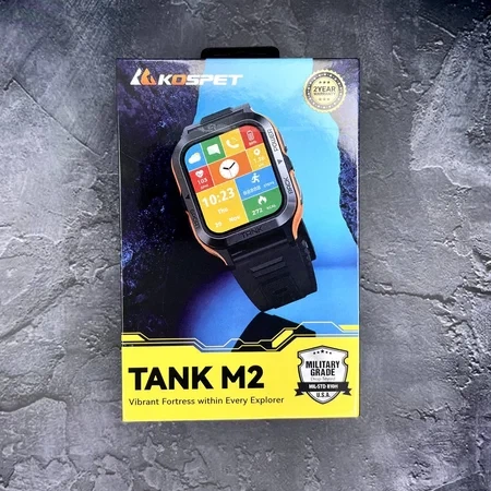 Наручний годинник Kospet Tank M2 Black - Фото 3 Наручний годинник Kospet Tank M2 Black - изображение 3