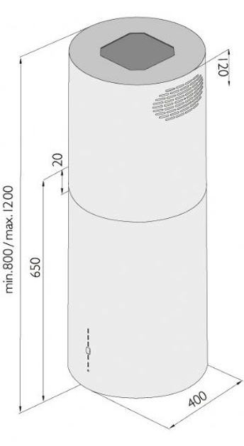 Okap kuchenny SilverLine SL 4170 - obraz 2
