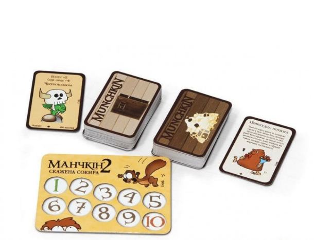 Настольная игра МАНЧКИН 2. Бешеный топор на украинском - изображение 2
